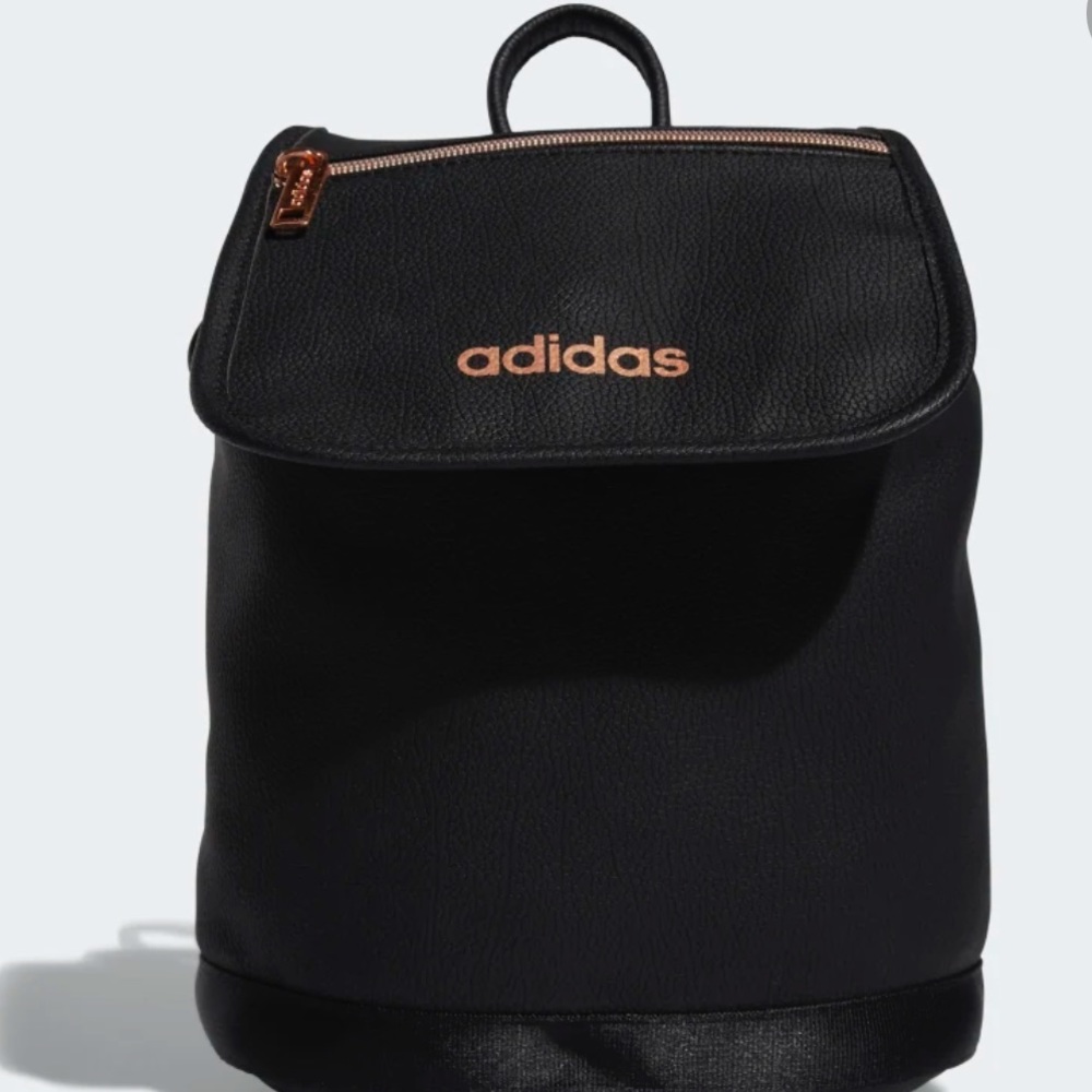 ADIDAS black drawstring backpack